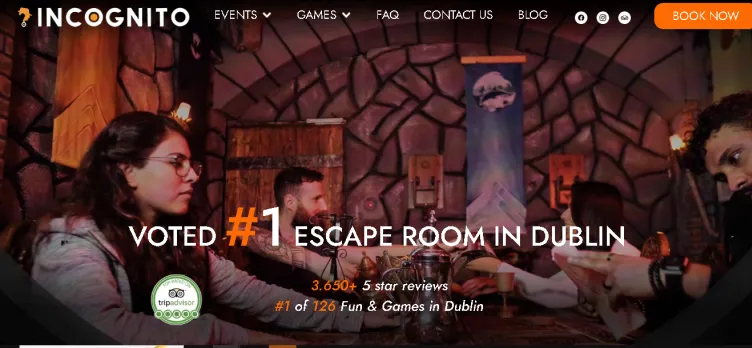 Screenshot Incognito Escape Room