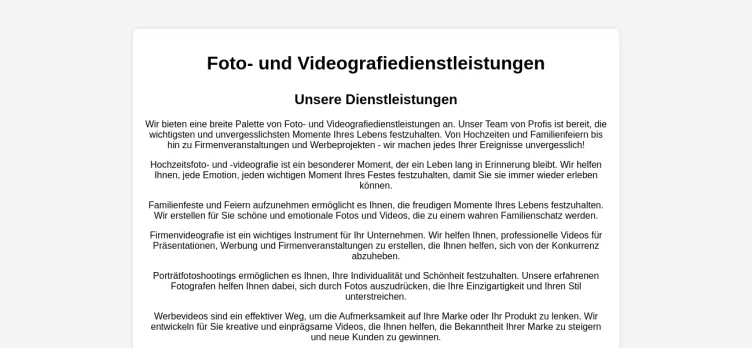 Screenshot videografiedienstleistungen.1-post.ru