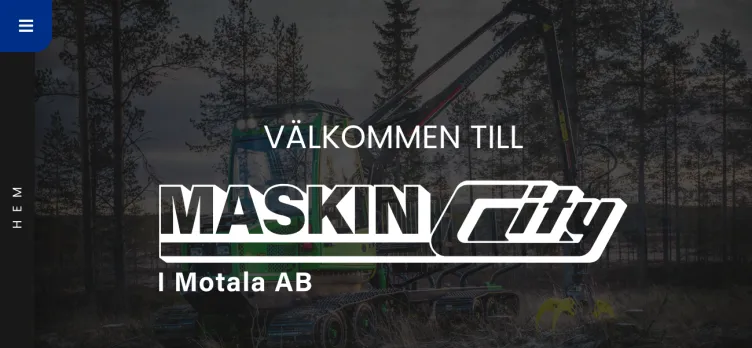 Screenshot MaskinCity.se