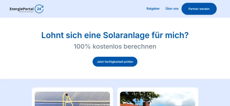 Screenshot Energie-Portal-24.de