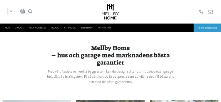 Screenshot Mellby Home