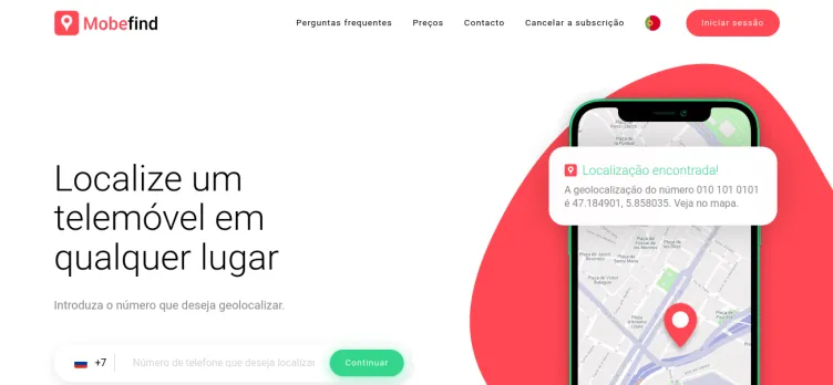 Screenshot Mobefind-pt.com