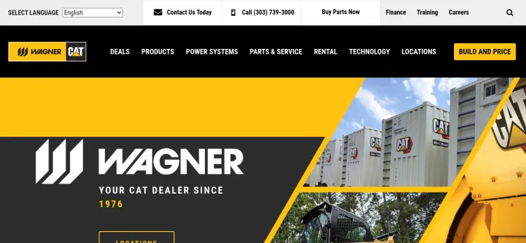 Screenshot WagnerEquipment.com