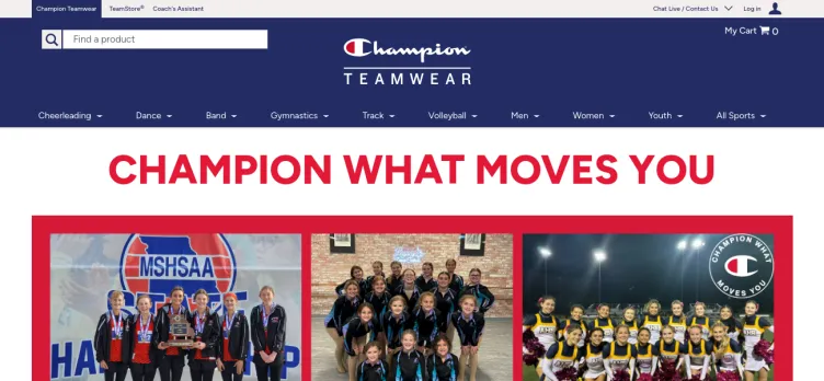 Screenshot Champion Teamwear