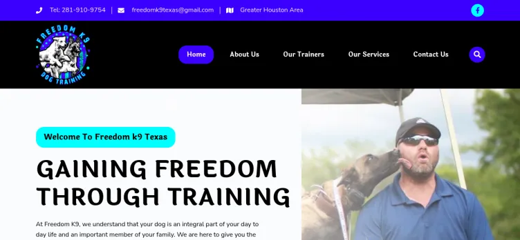 Screenshot Freedom-K9.com