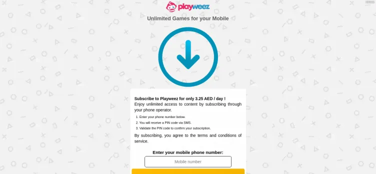 Screenshot Playweez UAE