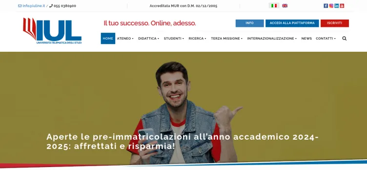 Screenshot IULine.it
