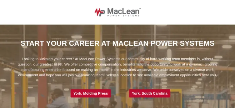 Screenshot Maclean-Careers.com