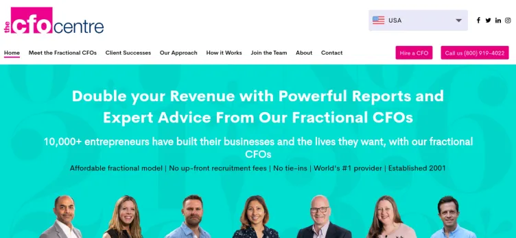 Screenshot CFO Centre