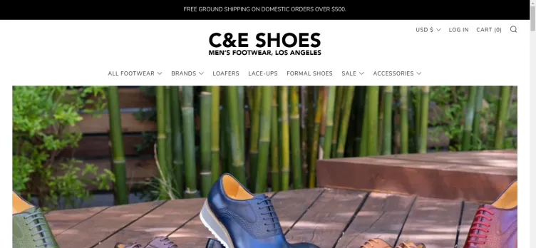 Screenshot CeshoesLosAngeles.com