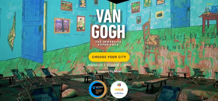 Screenshot Van Gogh Expo