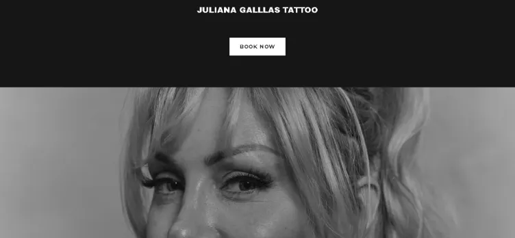 Screenshot Juliana Gallas Tattoo