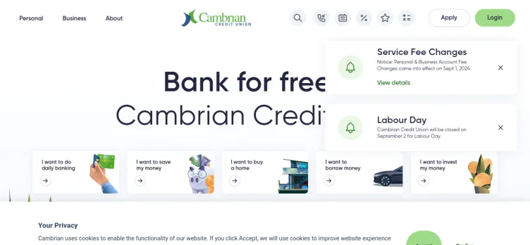 Screenshot Cambrian