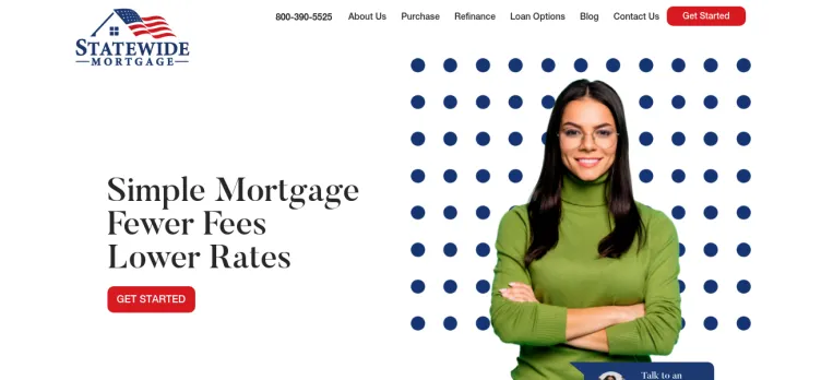 Screenshot Statewide Mortgage