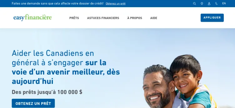 Screenshot EasyFinanciere.com