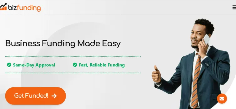 Screenshot BizFunding