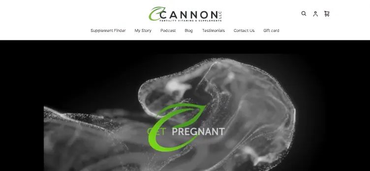 Screenshot CannonFertility.com