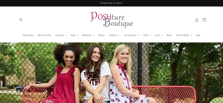 Screenshot Poshture Boutique