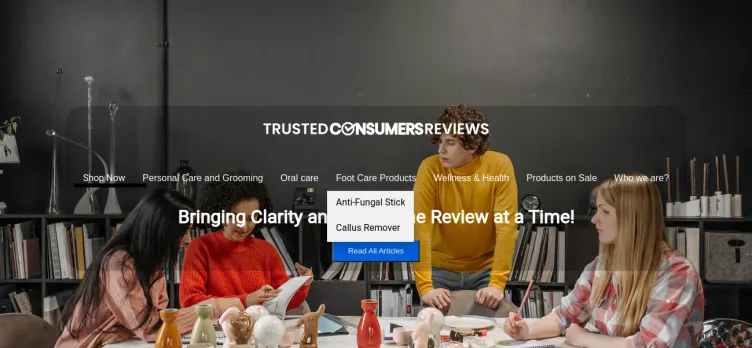 Screenshot Trusted Consumers Review