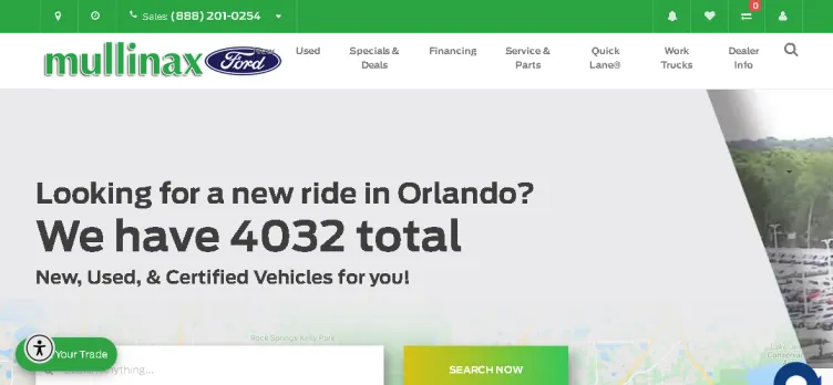 Screenshot MullinaxFordFL.com