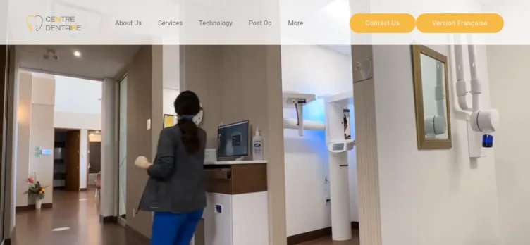 Screenshot Centre Dentaire NP