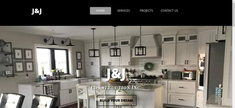 Screenshot JJConstructionHomes.com