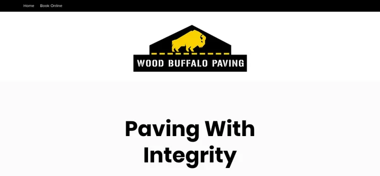 Screenshot WoodBuffaloPaving.com