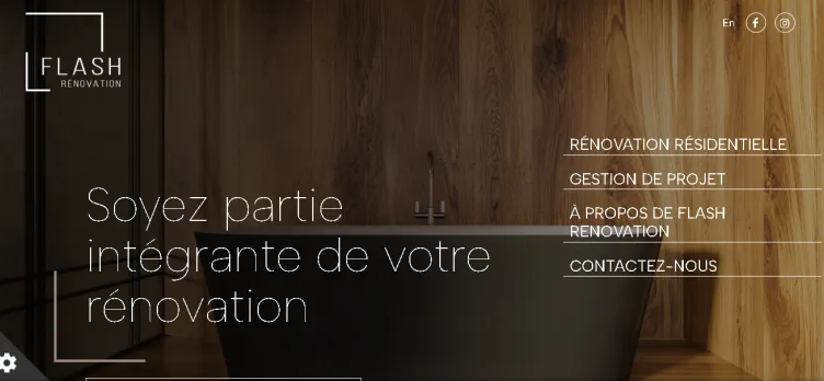 Screenshot FlashRenovation.ca