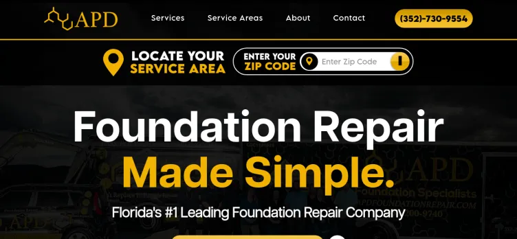 Screenshot APD Foundation Repair