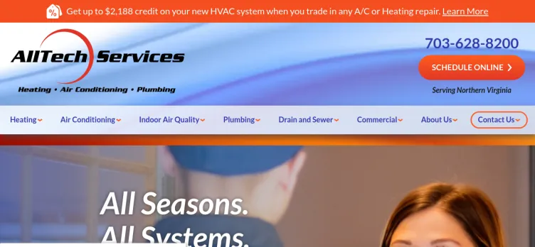 Screenshot AllTechServicesInc.com