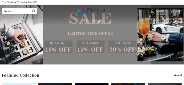 Screenshot www.ercruz.com