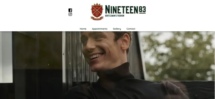 Screenshot Nineteen83Fashion.com