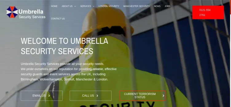 Screenshot Umbrella Security Services