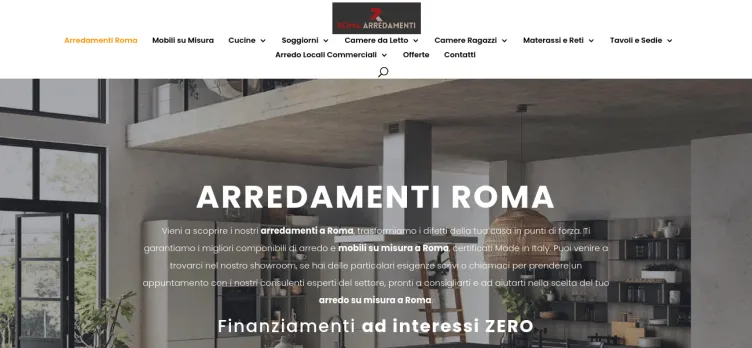 Screenshot Roma Arredamenti