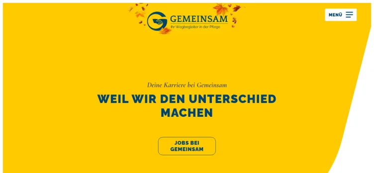 Screenshot Pflege-Gemeinsam.de