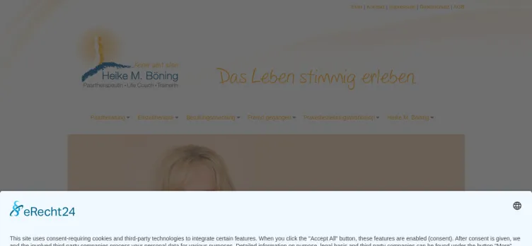 Screenshot Heike-Boening.de