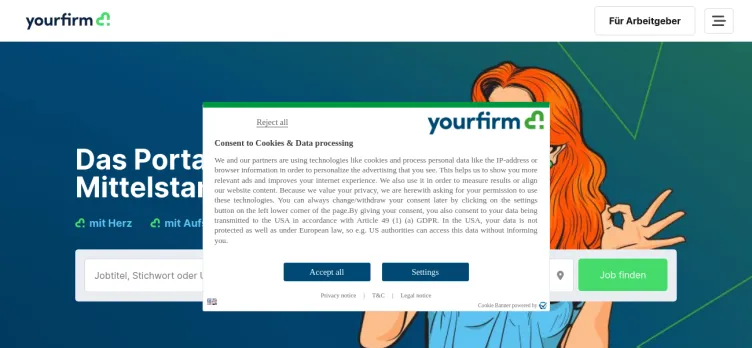 Screenshot Yourfirm