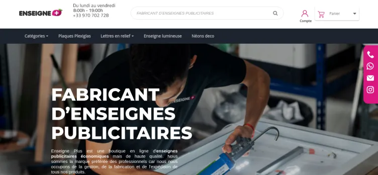 Screenshot Enseigne Plus