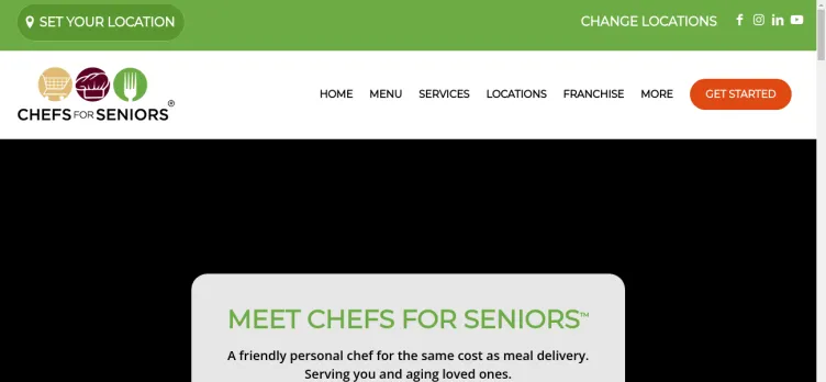 Screenshot Chefs for Seniors