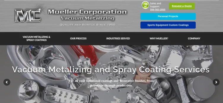 Screenshot MuellerCorp.com