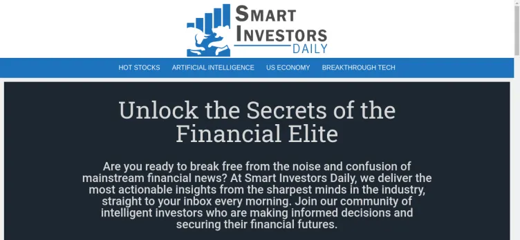 Screenshot Smart Investors Daily