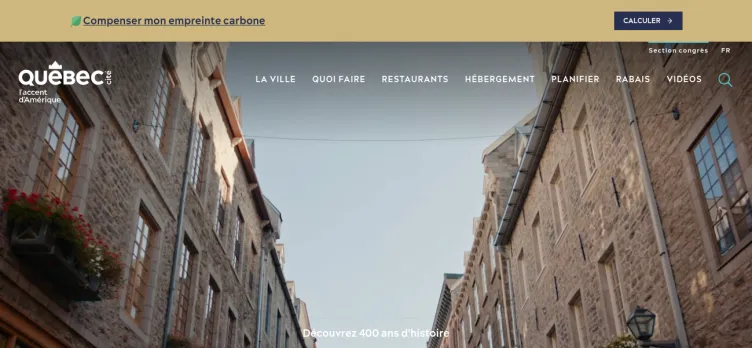 Screenshot Quebec-Cite.com