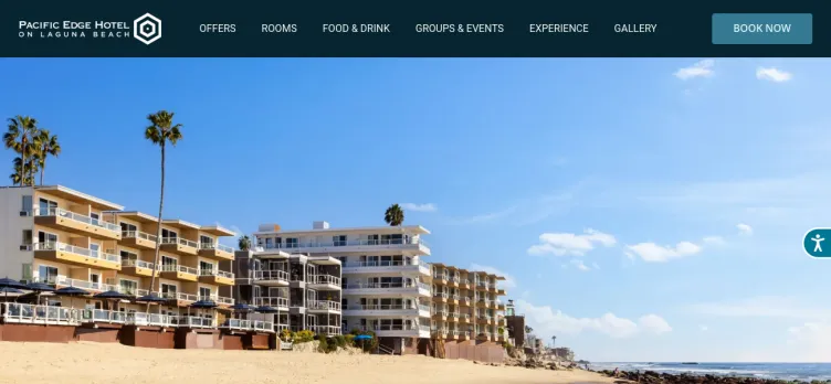 Screenshot Pacific Edge Hotel