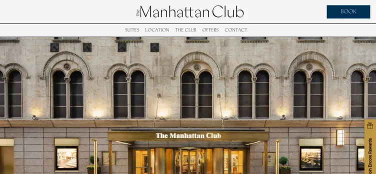 Screenshot ManhattanClub.com