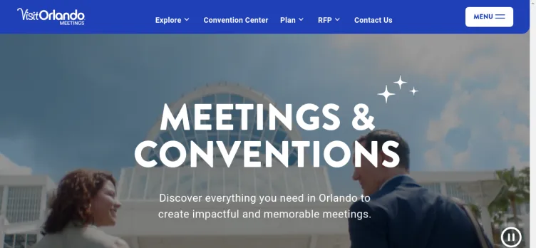 Screenshot OrlandoMeeting.com