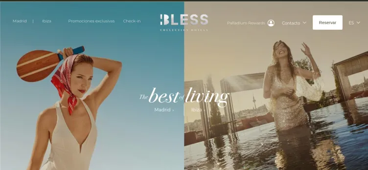 Screenshot Bless Collection Hotels