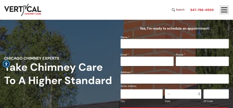 Screenshot VerticalChimney.com