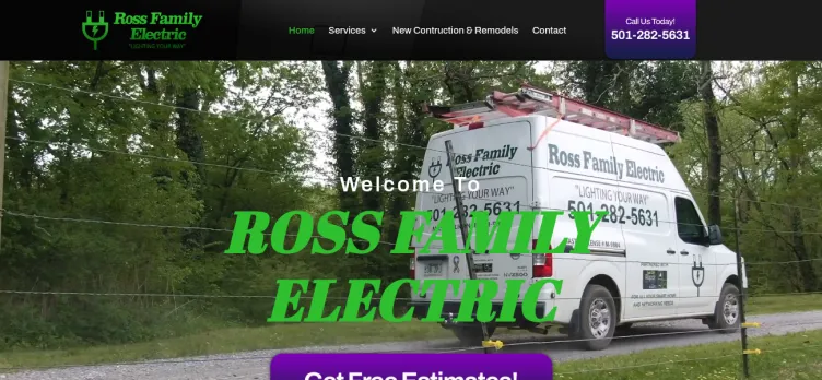 Screenshot Ross Family Electric