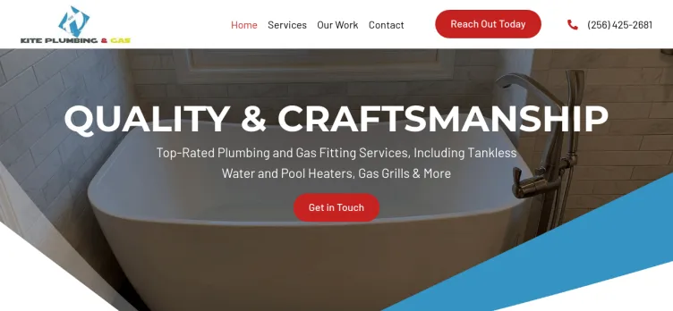 Screenshot Kite Plumbing