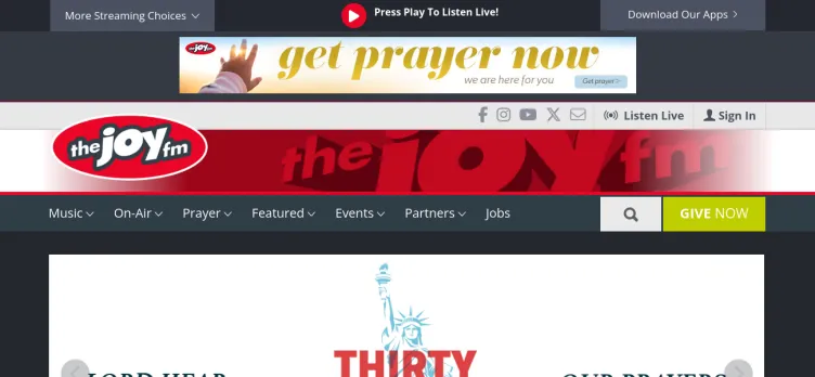 Screenshot The JOY FM